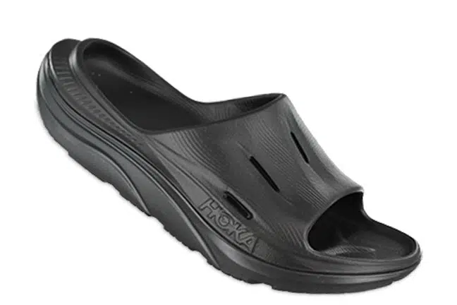 Hoka Ora Recovery 3 1135061 BBLC Black Slide-Sandals Single