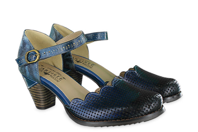 L'Artiste Parchelle Parchelle Navy Blue Shoes Pair