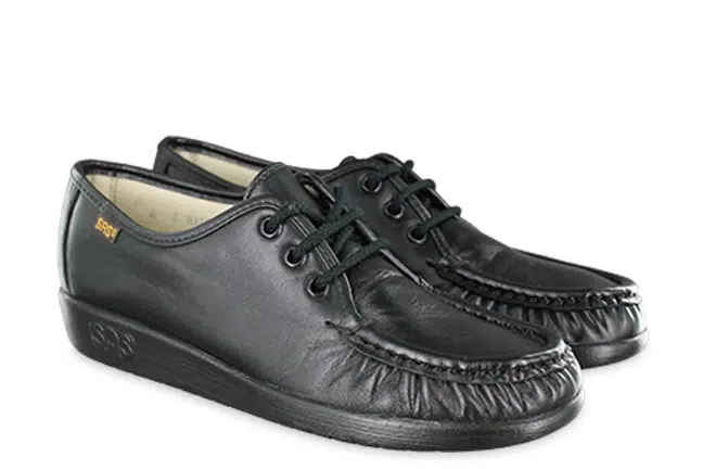 SAS Siesta 0038-020 Black Loafers Pair