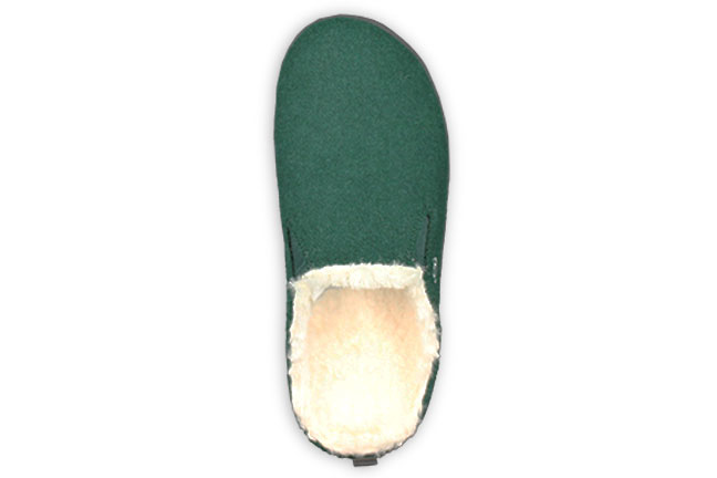 Spenco Dundee Wool SP1048O Green Slippers Top