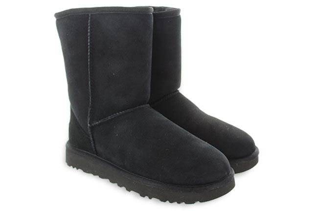 UGG Classic Short 5800BLK Black Pull On Boots Pair