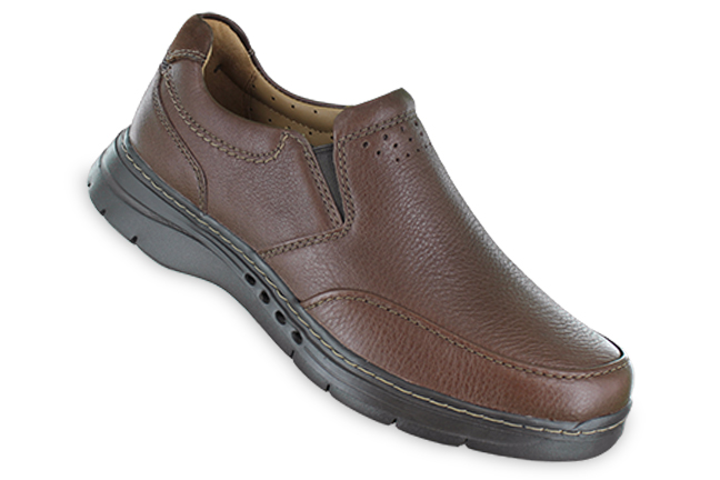 Clarks Un Brawley Step 26151784 Mid-Brown / Chestnut Shoes Single