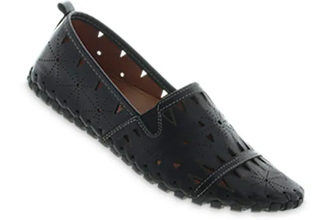 Spring Step Fusaro FUSARO-BL Black Loafers Single