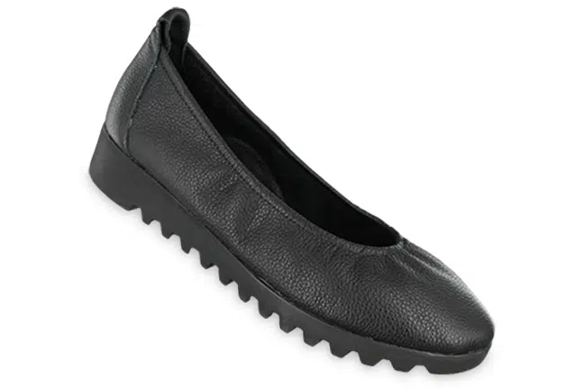Aetrex Brianna BW100 Black Ballet Flats Single
