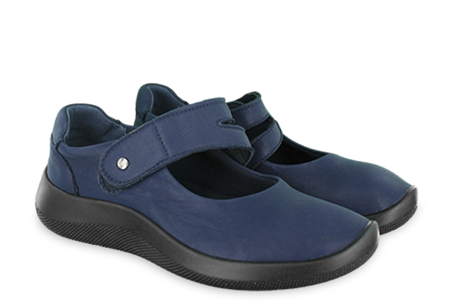 Arcopedico Nahanni 4656-J70 Navy Mary Jane Shoes Pair