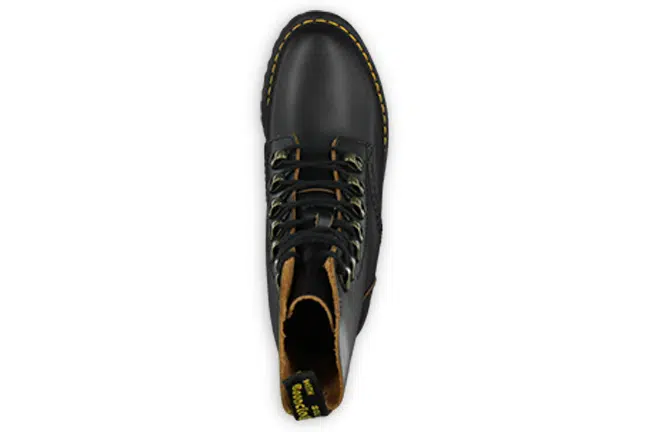 Dr. Martens Leona Vintage Smooth 22601001 Black Boots Top