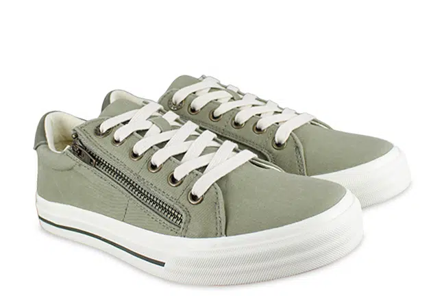Taos Z Soul ZSL13672 Olive Sneaker Shoes Pair