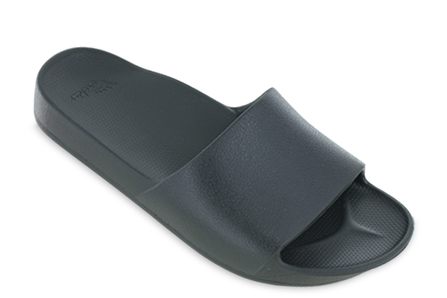 Archies Arch Support Slide SLD-SB-BLK-01 Black Slide-Sandals Single