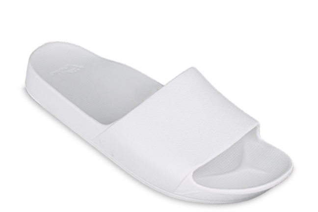 Archies Arch Support Slide SLD-SB-WHT-01 White Slide-Sandals Single