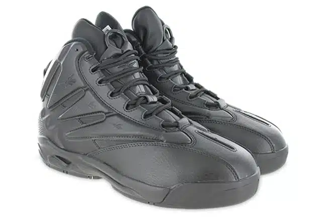 Mens Reebok The Blast Work Black CT, SD, SR, NM, Leather 6″ High Top Work Sneaker