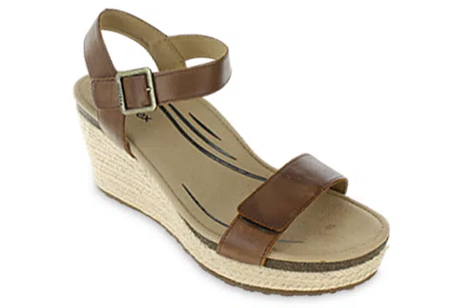 Aetrex Sydney EW754 Walnut Sandals Single