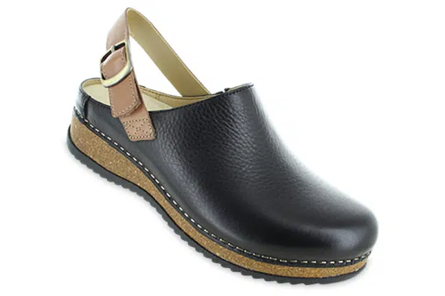 Dansko Merrin Black Slip-On Clogs Single