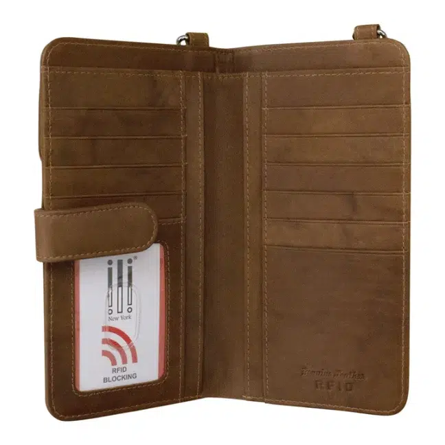 iLi 6363 Toffee Crossbody Inside