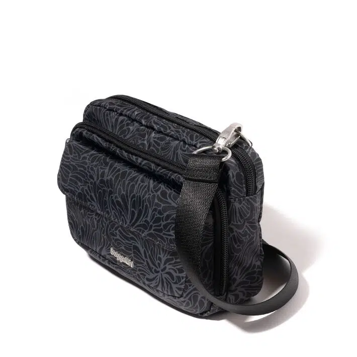 Baggallini DBZ864 Midnight Blossom Crossbody Bag Side