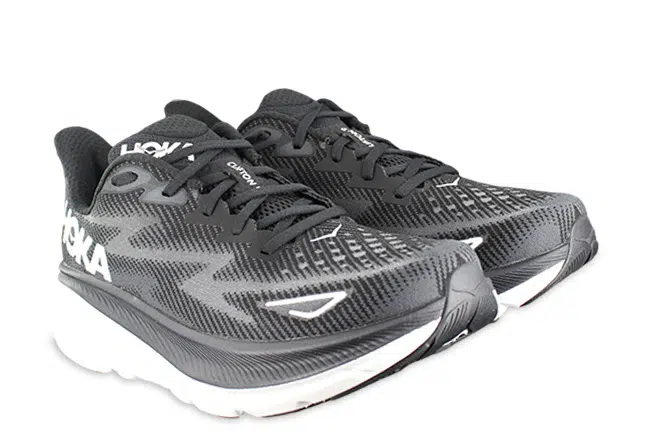 Hoka Clifton 9 1132210 BWHT Men's Black Running Shoes