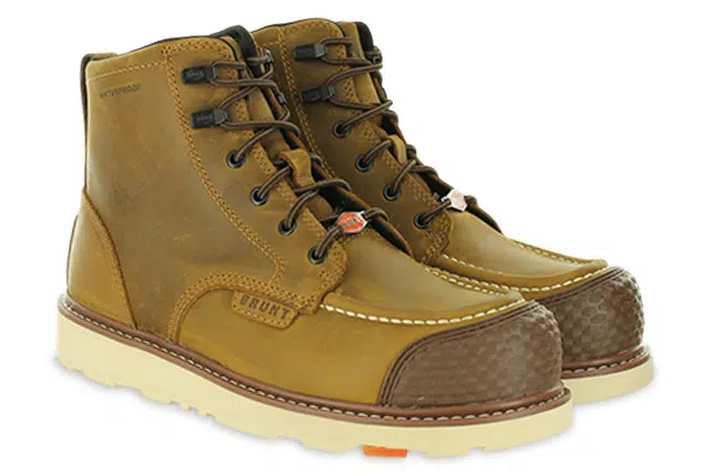 nt Marin Brunt Toe BRF10004-001 Brown Low Boots Pair