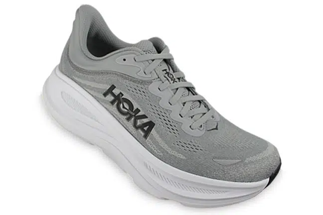 Hoka Bondi 9 1162015 GCTC Grey Running Shoes Single