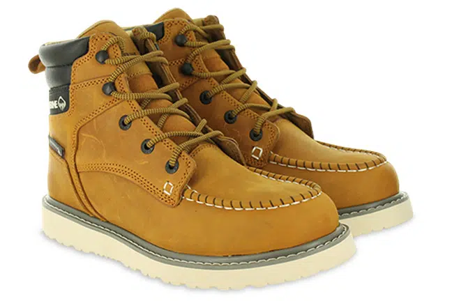 Wolverine Trade Wedge W230055 Leather Wheat Work Shoes