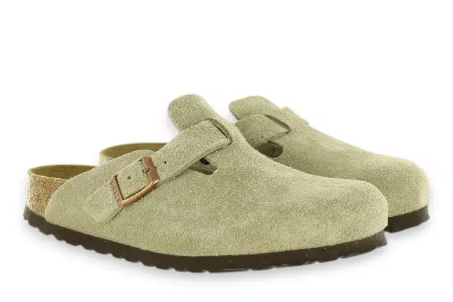 Birkenstock Boston 560771 Taupe Clogs Pair