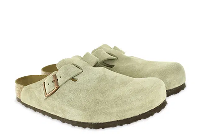 Birkenstock Boston 560771 Taupe Clogs Pair