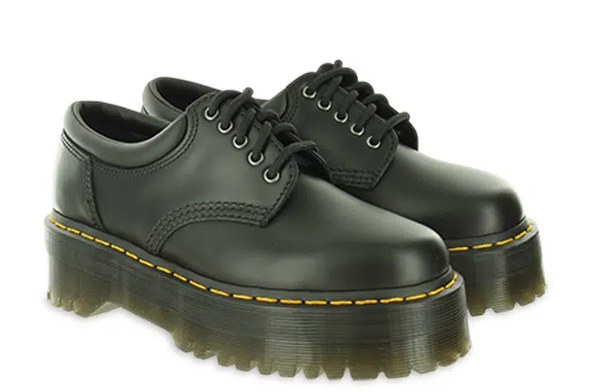 Dr Martens 8053 Platform 24690001 Unisex Leather Black Shoes