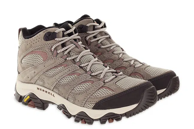 Merrell Moab 3 Mid J036596W Taupe Low Boots Pair