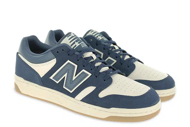 New Balance 480 BB480LPC Men's Leather Blue Sneakers