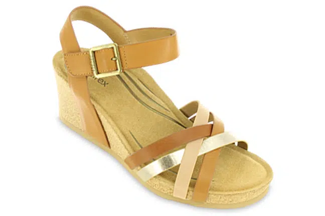 Aetrex Noelle CK148W Ginger Sandals Single