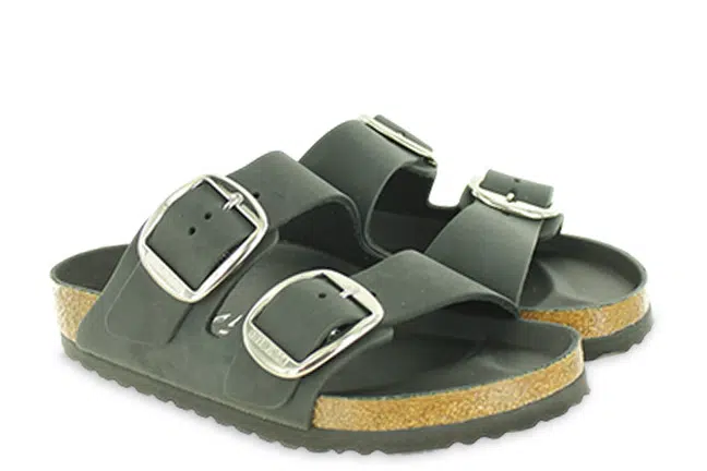 Birkenstock Arizona Big Buckle 1011074 Black Sandals Pair