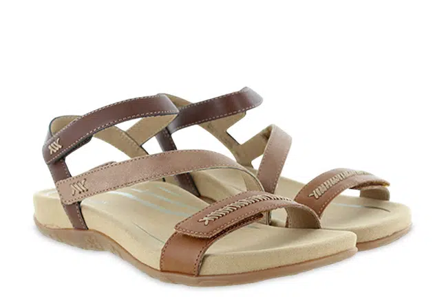 Aetrex Gabby SE314 Women's Cognac Sandals