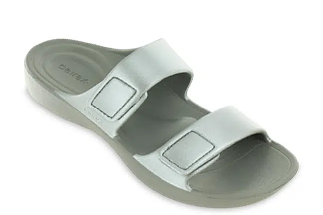 Aetrex Kaya ST9301 Pewter Sandals Single