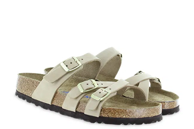 Birkenstock Franca SFB 1022956 Beige Sandals Pair
