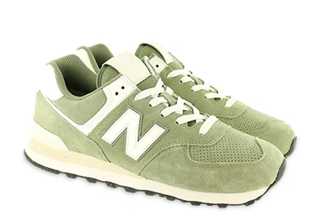 New Balance - 574 Suede Mesh Unisex Sneaker Shoe (Olive)