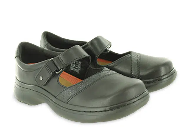 Clarks Pro Pace 26179828 Black Work Shoes Pair
