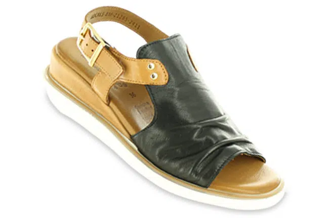 Spring Step Locals Black Sandals Single