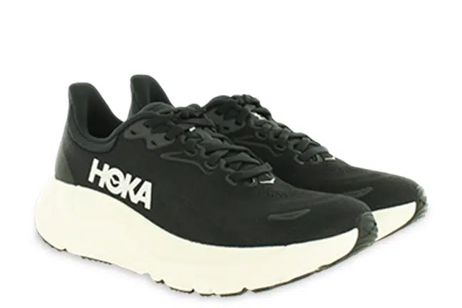 Hoka Arahi 8 1175531 BWHT Black Shoes Pair