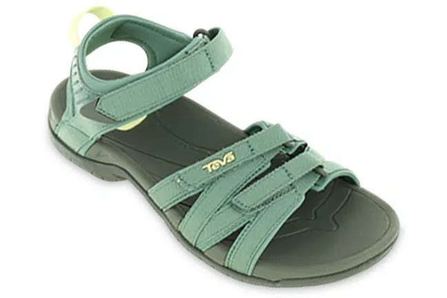 Teva Tirra 4266 SLVRP Green Sandals Single