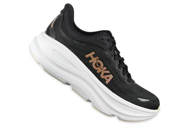 Hoka Bondi 9 1162012 BRGL Black Athletic Shoes Single
