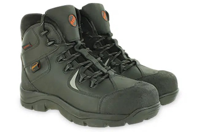 Hoss Ridge 60130 Black Work Boots Pair