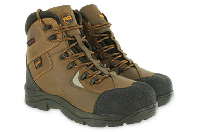 Hoss Ridge 60230 Brown Work Boots Pair