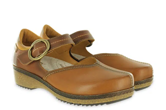 Women’s Pikolinos Granada Brandy Leather Stylish Dress Shoes