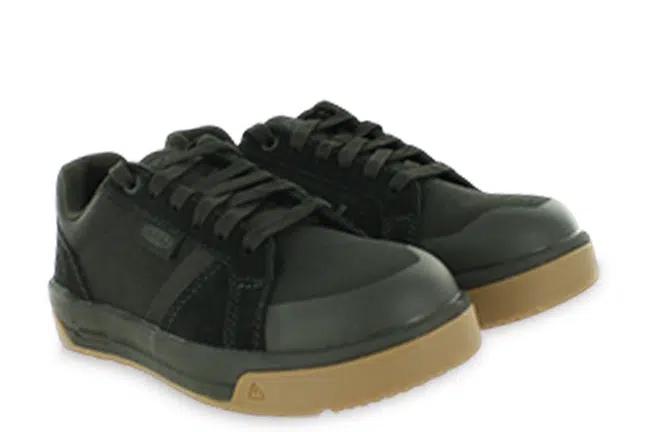 Women’s Keen Utility Kenton Black Canvas Safety Toe Work Shoes