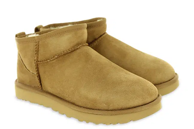 Women’s UGG Classic Ultra Mini Chestnut Shearling Pull-On Boots