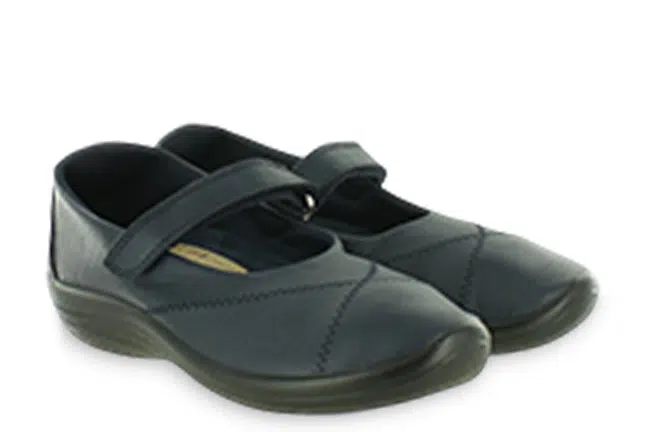 Women’s Arcopedico Triglav Navy Vegan Slip-On Mary Jane Shoes