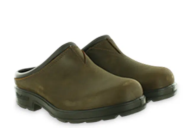 Unisex Blundstone Originals Brown Leather Slip-On Clogs