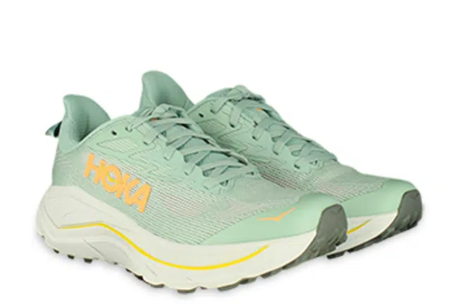 Hoka Challenger 8 1168717 JDC Green Shoes Pair