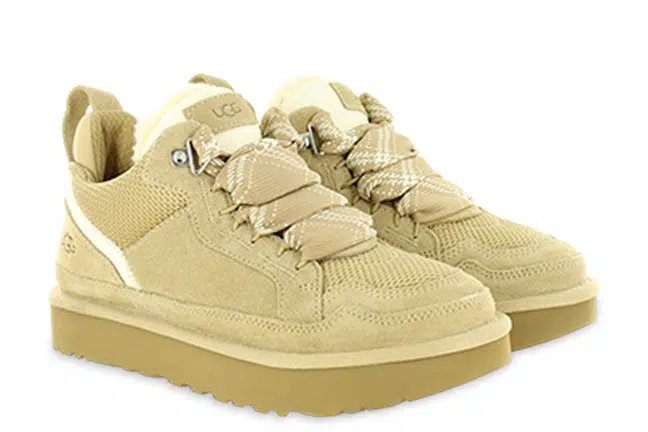 Women’s UGG Lowmel Sand Suede Combo Lifestyle Sneakers