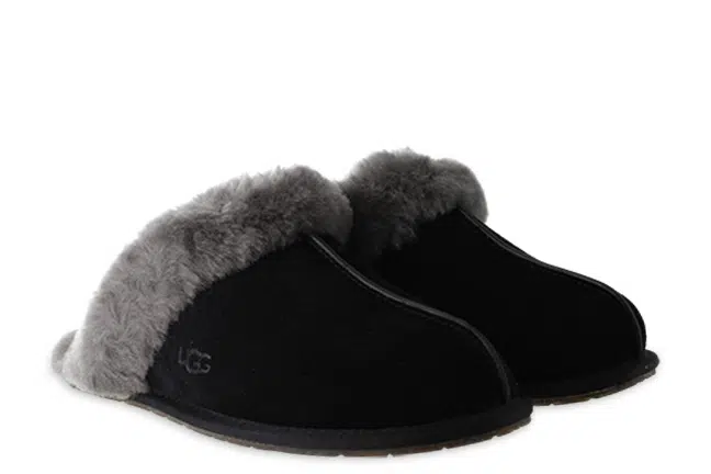 Women’s UGG Scuffette II Black Suede Lifestyle Slippers