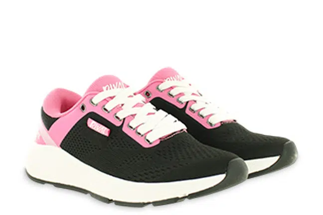 Women’s Rival Rush Black/Pink Slip-On Athletic Shoes