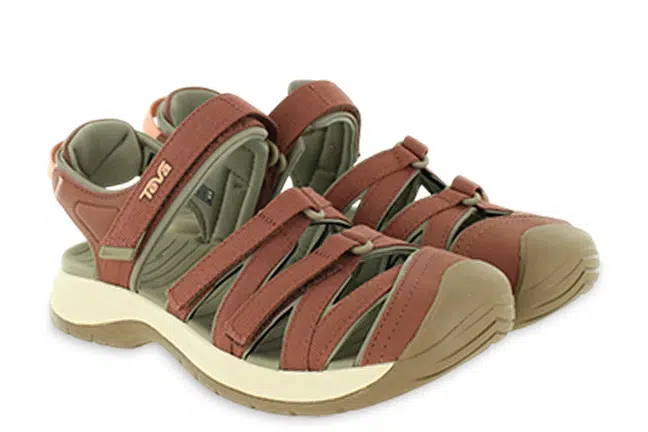 Women’s Teva Tirra Sport Mahogany Closed Toe Hiking Sandals
